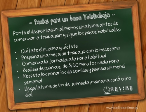 Teletrabajo ¿te organizas?