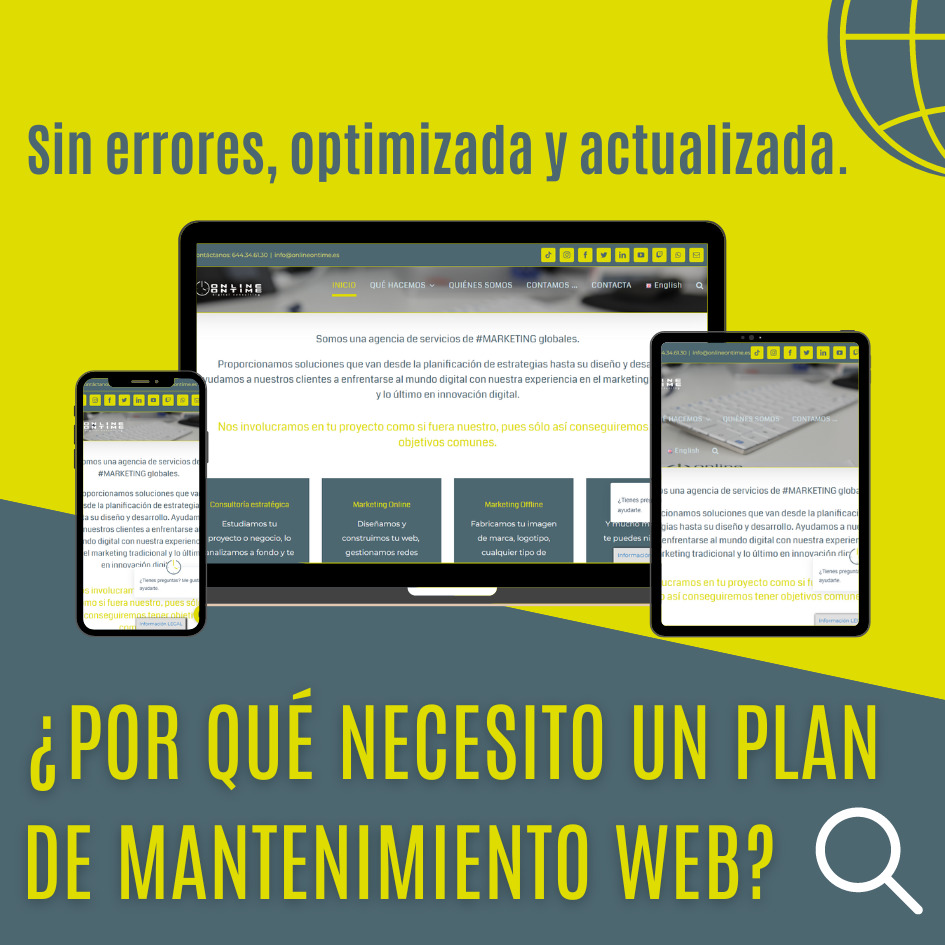 mantenimiento web