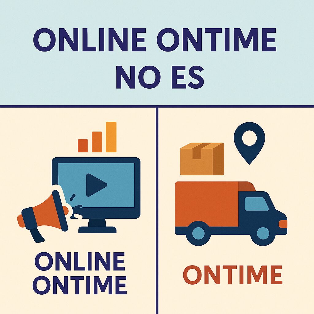 Online OnTime y Ontime: dos empresas completamente diferentes